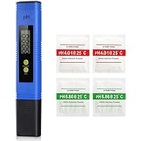 Koopower PH Messgerät Wasserqualität Tester mit LCD-Display Tragbarer Digitaler Pool pH Tester Monitor, PH Wert…