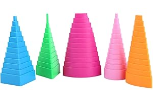 Pssopp 5Pcs Strumenti Quilling di Carta Quilling Border Buddy Bobbin Tower Fai da Te Forme di Colore Misto Quilling Kit per Carta Craft Artigianato Fai da Te
