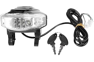 Bassulouda 60V Angel Eyes LCD Pantalla de Luz de la Batería Proyector Interruptor Llave para Citycoco Scooter Eléctrico