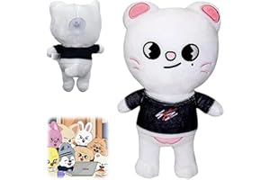 WELLXUNK Juguete de Peluche Stray Kids, Skzoo Plush Doll, Tray Kids Muñeco de Peluche, decuado para fanáticos de SK, Amigos (B)