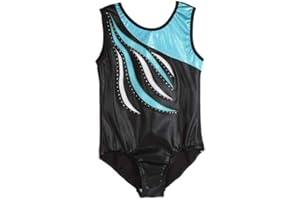 ‎BRIGHTUP Brightup Leotards für Mädchen, Gymnastik Trikots Sleeveless Ballett Shining Dance Wear