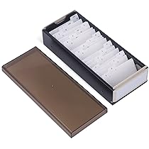 Scatola Polistirolo Portabiglietti Da Visita Con Indice A-Z