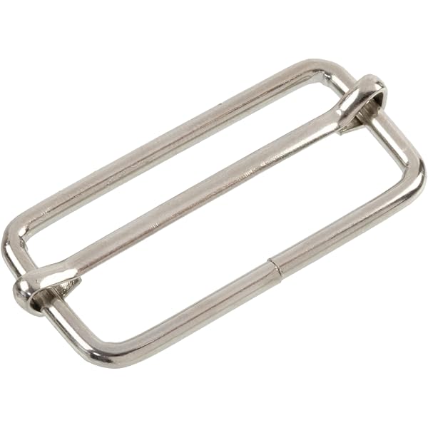 PATIKIL Fibbie Scorrevoli A Tre Fori 60mm – 10 Pezzi In Plastica Nera Per Cinghie Di Zaini, Borse E Cinture