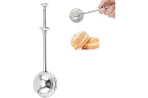KANGSIT Baker's Dusting Wand for Baking, Sugar, Flour & Spices, Powdered Sugar Shaker Duster Sifter for Baked Goodies, Cooking Baking Tool for Home Pastry Chefs