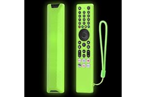 FTRONGRT Cover Compatibile con TCL RC833A, Ultrasottile e Leggero, Anticollisione Custodia Protettiva per Telecomando in Silicone. Verde Luminoso