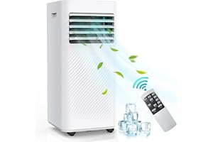 AIRORIG Portable Air Conditioner 9000 BTU, Air Conditioning Unit with 4-in-1 Function, Air Cooling, Ventilation, Dehumidifying and Sleep Mode with 24H Timer
