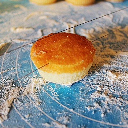 JUNGEN Tortenbodenteiler Kuchen Schneider Edelstahl Kuchenform- und Modellierwerkzeuge Einstellbare Dicke - 4