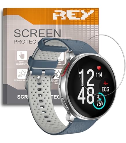 Protection Écran TPU Pour Polar Vantage V3 – 3 Pièces, 3D Full Cover, Anti-Rayures, Haute Sensibilité