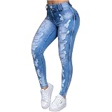 Kasen Pantalones Sueltos Mujer Vaqueros Rotos Agujero Jeans Casuales Azul  Claro XL: Amazon.es: Ropa