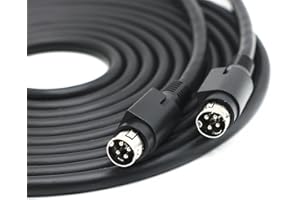 WOOD THRUSH iK iLoud Micro Monitor Master-Slave Speaker Link Cable - 4-Pin Male to Male, High-Flexibility Pure Copper Audio Cable- Lossless Sound Transmission for Studio Monitors-5.65ft/9.84ft/16.4ft (4.92ft)