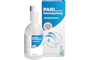 ‎PARI PARI Montesol Nasenspülung zum Reinigen der Nase durch isotonische Kochsalzlösung – Nasenspülsalz zur Verwendung mit einer Nasendusche - Sole aus Bad Reichenhall und Dexpanthenol – 250 ml