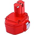 4.8Ah Ni-MH Replace for Makita 14.4V Battery PA14 1420 1422 1433 1434 1435 1435F 192600-1 193985-8 192699 193157-5 193158-3 Compatible with Makita Battery 14.4V Tools