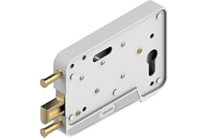 EMPYR Serrure EA à Pêne Levant - pour Porte de Garage Battante et Portail - installation facile en Applique - Composite - Fabrication Française