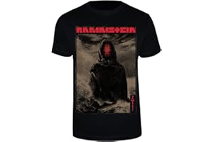 Rammstein T-Shirt Zeithüter schwarz, Offizielles Band Merchandise Fan Shirt mit mehrfarbigem Front Print