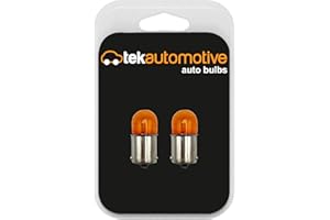 Tek Automotive 589 RY10W Motorbike & Motorcycle Indicator Bulbs Amber BAU15S 12V 10W 245FY – Road Legal E Marked Replacement - Twin Pack