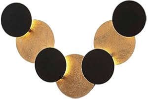 LINDBY LED Applique Murale Grazyna (Moderne) en Noir Métal e. a. pour Salon & Salle à manger, Applique, Lampe Murale, Eclairage, Luminaire Mural