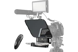 Teleprompter, Desview T3 Prompter für iPhone iPad 11 Zoll, mit Fernbedienung Weitwinkelobjektiv Android iOS Handy Canon Sony Vlog Bestview Prompting, Tablet-Teleprompter-Smartphone-Kamera-DSLR