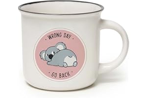 Legami -Tasse Cup-puccino, Thème Koala, Porcelaine New Bone China, Take a Break Collection, Multicouleur, capacité de 350 ml
