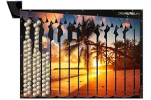 ‎CASHWALL CashWall - Spardose für ganze Jahr - Geld Sparen Challenge | Spardose Nicht zum öffnen - Auszahlung bei vollständiger Füllung | Spardose für Erwachsene und Kinder wiederverwendbar