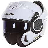 LS2, Casco modular moto ADVANT solid white 06, XS