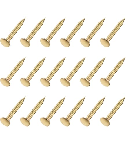 Clous En Laiton 1.2x10mm - Lot De 50 Pièces Pour Bricolage Bois - Marque Uxcell - Neuf