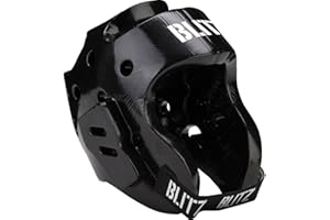 Blitz Sports Dipped Foam Hood Head Guard - Black Small