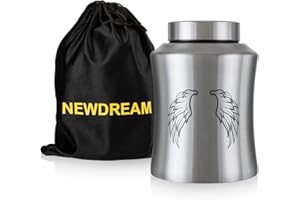 NEWDREAM Diese Urne für Asche ist sehr geeignet für die Platzierung in der Nische oder im Bücherregal zu Hause. Sie wird die Asche Ihrer Lieblingsmensch elegant an Ihrer Seite platzieren