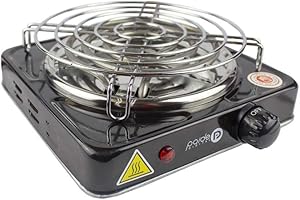 PAIDE P DIGITAL Cocina eléctrica con reijlla para cachimba Shisha Hookah Camping para cocinar carbón