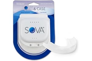 Sova 1.6mm Mouth Guard for Clenching and Grinding Teeth at Night, Custom-Fit Sleep Night Guard with Case (SOVA3DN-CASE-E)