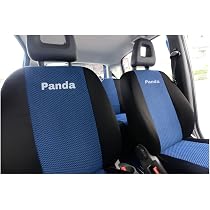 Set Di 4 Tappetini Moquette Per Fiat Panda 2 (169) Dal 2003 Al 2011 - Colore Nero