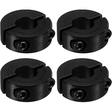 SHORENUTZ 2x Collare Albero Doppio Diviso 5/16" - Morsetto Ossido Nero SC031D