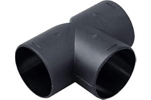 Pomurom Standheizung Zubehör 60mm / 75mm Typ Y Typ T Luftauslass Dreiwege-Heizungszubehör Auto Lufterhitzer Zubehör Standluftheizungsrohr, Zubehör für Luftkanalheizungen