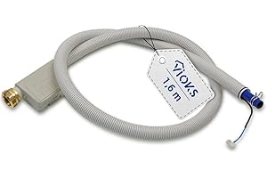 VIOKS Aquastop Schlauch Waschmaschine 1,60 m / 1,75 m Ersatz für Mielе 5729731 5729732 Zulaufschlauch Waschmaschine - Schlauch 3/4 Zoll Wasserstop für Waschmaschine Meteor Mondia Exquisit Primavera