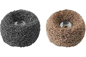 Dremel MAX (S511DM) EZ SpeedClic: spazzole in fibra sintetica grana 180 e 280 Accessorio per Utensile Multifunzione Rotativo. Massima durata per levigare.