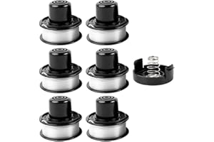 BEKASA Filo decespugliatore per Black Decker RS-136-BKP/682378-02, ricambio per bobina di alimentazione automatica da 6,1 m, per GL250/GL310/GL360 (6)