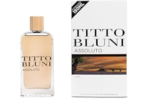TITTO BLUNI - Assoluto Uomo 150 ml, Colonia Hombre, Perfume Formato Spray, Eau de Toilette Natural y Masculina, Aroma Floral Amaderado, Fragancia Fresca y de Larga Duración
