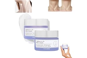 HIDRUO 2024 New Pure Tighten & Lift Neck Cream, Tighten and Lift Neck Cream, Skin Care Moisturizer Face Cream, for Tightening and Wrinkles (2pcs)