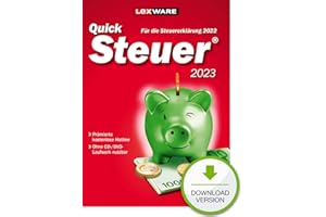 HAUFE-LEXWARE QuickSteuer 2023 (für Steuerjahr 2022) | Private Steuererklärung | Download | Aktivierungscode per Email