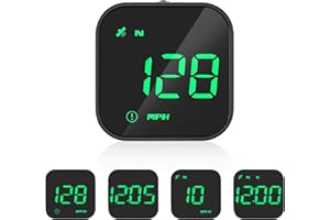 AMHVMU G4s Compteur de vitesse GPS pour voiture, rappel de vitesse et rappel de fatigue de conduite, USB Plug and Play, convient à toutes les voitures