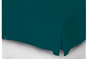 Belledorm Green Platform Valance Sheet, 200 Thread Count Percale (Single, Jade) Covers your Divan Bed Base
