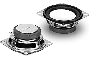 Podazz 2" 4Ohm 3W Full Range Audio Speaker Stereo Woofer Loudspeaker for Arduino Diy (Pack of 2pcs)