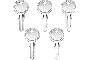 LUEDEN 5Pcs UPVC Window Handle Key Window Handle Replacement Key Lock Keys Windows Handle Lock Key Compatible with Securistyle Virage Window Lock