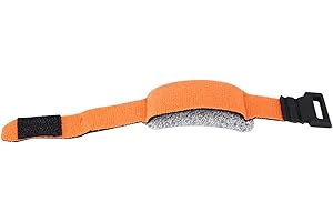 JOYZAN Guitar Bund Wrap, 7 String Voice Muter Bass Banjo Mute Fretwrap Griffbrett Noise Reducer Dämpfer Dampener Reduzieren Geräuschdämpfer Gitarrensaitenbandagen Zubehör für Musikinstrumente 20cm[[Orange]