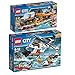 Produktbild Lego City 2er Set 60165 60166 Geländewagen mit Rettungsboot + Seenot-Rettungshubschrauber