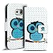 Produktbild Samsung Galaxy S6 Muster Hülle, Conie Mobile Handytasche Bookstyle Schutzhülle Motiv Bilderhülle Wallet Tasche, PU Leder Tasche