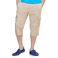 0-Degree Men's Regular Fit Three Quarter Shorts