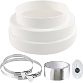 Universal Reducer for Ventilation Systems Diameter 120 150 160 mm | URHRHU Reduction Pipe Transition Ventilation Round Tube S