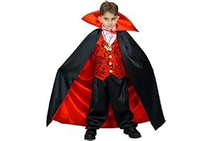 Havshare pojkar kunglig lyxig vampyr halloweendräkt