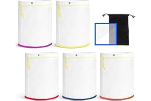 5 stycken 5 gallon nätbubbelpåsar, All Mesh Bubble Hash Bag set för sustainable filtrering av herbal extrakt, filterpåse för