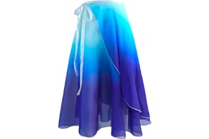 Baisdan Donne Lunghezza Chiffon Gonna Danza Classica Tango Moderno Sala da Ballo Gonna in Tulle